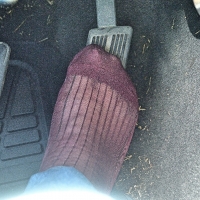 driving in socks