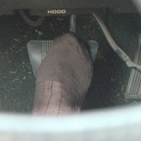 driving in sheer socks