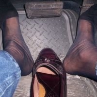 driving in socks