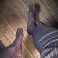 條紋絲襪
