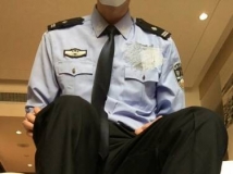 帅气警察制服日式丝袜